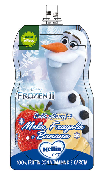 POUCH DISNEY FROZEN MELA FRAGOLA BANANA 110 G - farmaciaverde.it