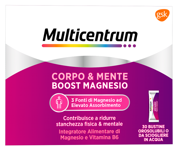 MULTICENTRUM BOOST MAGNESIO 30 BUSTINE - farmaciaverde.it