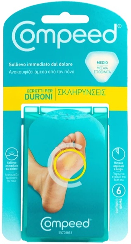 COMPEED CEROTTI PER DURONI MEDIO 6 PEZZI - farmaciaverde.it
