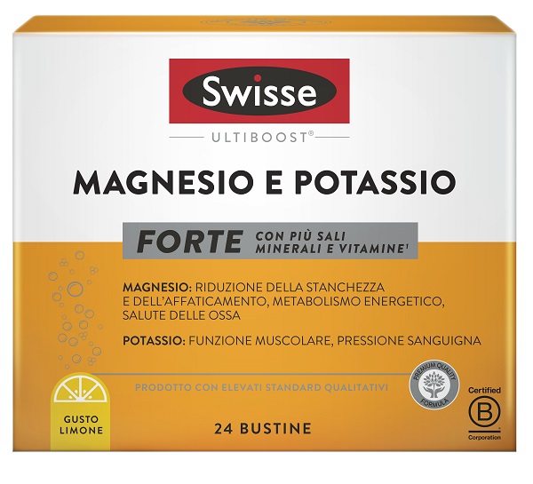 SWISSE MAGNESIO POTASSIO FORTE 24 BUSTINE - farmaciaverde.it