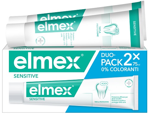 ELMEX SENSITIVE DENTIFRICIO BITUBO 2X75 ML - farmaciaverde.it