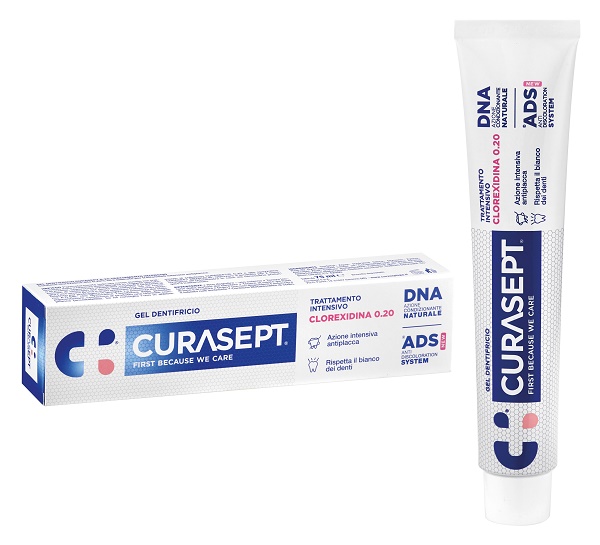 CURASEPT DENTIFRICIO 0,20 75 ML ADS+DNA - farmaciaverde.it