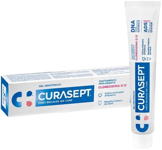 CURASEPT DENTIFRICIO 0,12 75 ML ADS+DNA - farmaciaverde.it