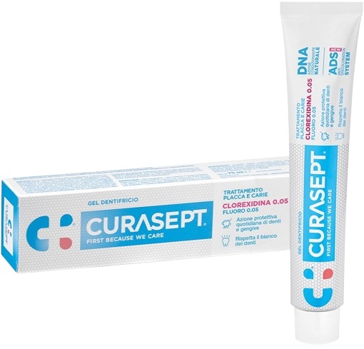 CURASEPT DENTIFRICIO 0,05 75 ML ADS+DNA - farmaciaverde.it