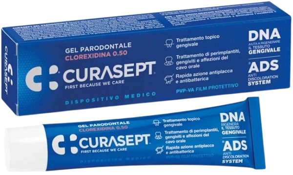 CURASEPT GEL PARODONTALE 0,5% 30 ML ADS + DNA - farmaciaverde.it