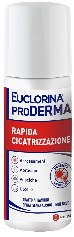 EUCLORINA PRODERMA RAPIDA CICATRIZZAZIONE SPRAY 125 ML - farmaciaverde.it