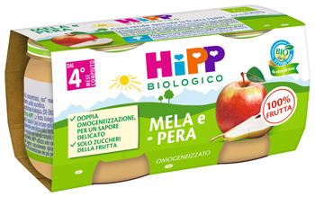 HIPP OMOGENEIZZATO MELA/PERA 2 X 80 G - farmaciaverde.it