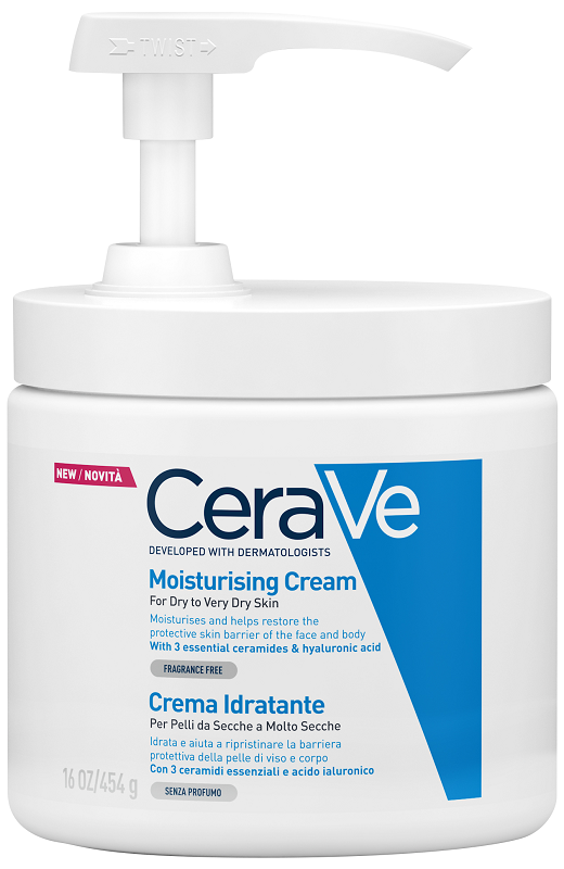 CERAVE CREMA IDRATANTE PER PELLI DA SECCHE A MOLTO SECCHE 454 G PUMP - farmaciaverde.it