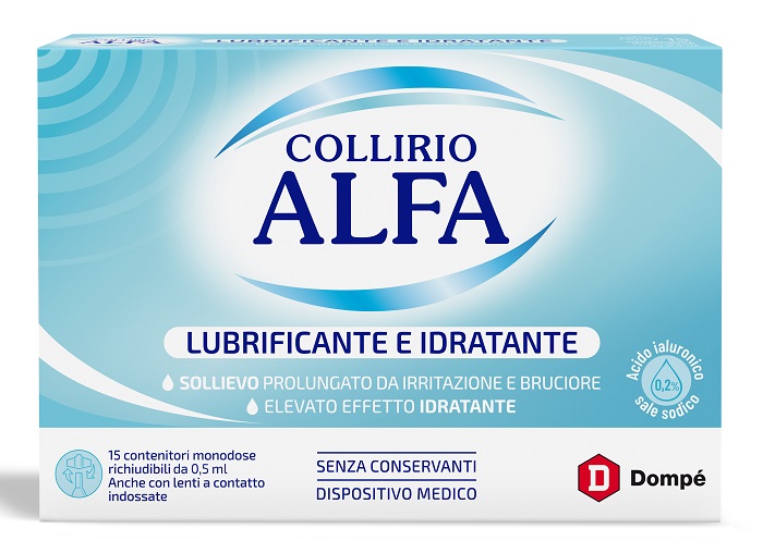 COLLIRIO ALFA LUBRIFICANTE/IDRATANTE 15 FIALE MONODOSE - farmaciaverde.it