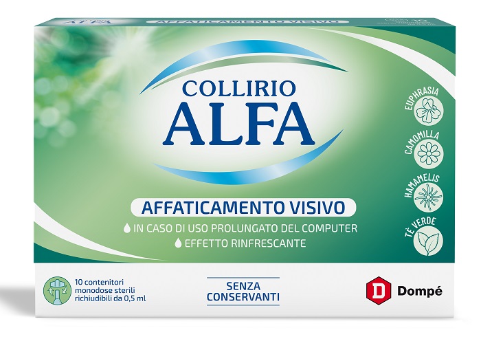 COLLIRIO ALFA AFFATICAMENTO VISIVO 10 PEZZI MONODOSE - farmaciaverde.it