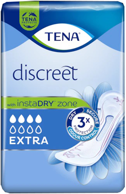 ASSORBENTE INCONTINENZA LEGGERA TENA DISCREET EXTRA 10 PEZZI - farmaciaverde.it
