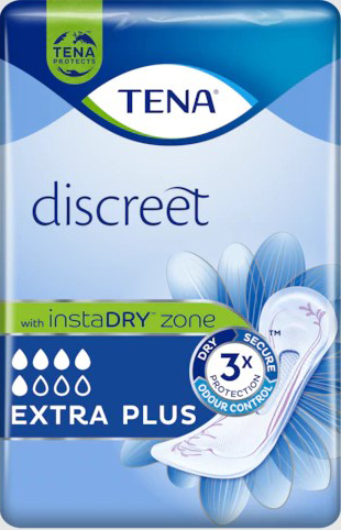 ASSORBENTE INCONTINENZA LEGGERA TENA DISCREET EXTRA PLUS 16 PEZZI - farmaciaverde.it