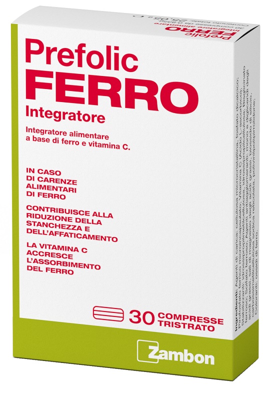 PREFOLIC FERRO 30 COMPRESSE - farmaciaverde.it