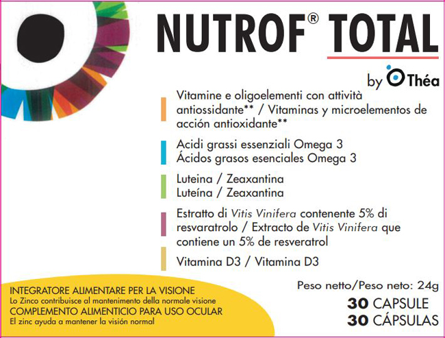 NUTROF TOTAL 30 CAPSULE - farmaciaverde.it