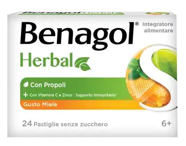 BENAGOL HERBAL MIELE 24 PASTIGLIE - farmaciaverde.it
