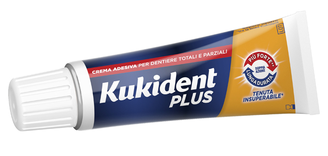 KUKIDENT PLUS DOPPIA AZIONE CREMA ADESIVA DENTIERE 40 G - farmaciaverde.it