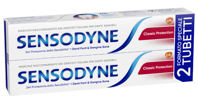 SENSODYNE CLASSICO PROTECTION 2 X 75 ML - farmaciaverde.it