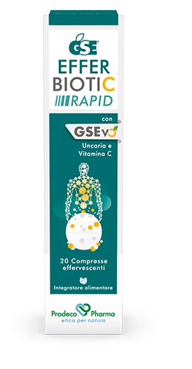 GSE EFFERBIOTIC RAPID 20 COMPRESSE - farmaciaverde.it