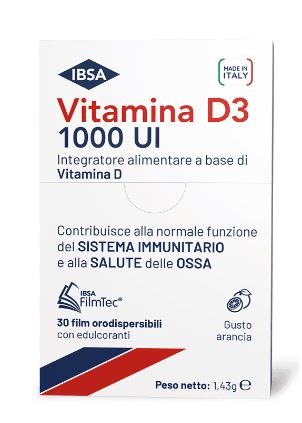 VITAMINA D3 IBSA 1000UI 30 FILM ORODISPERSIBILI - farmaciaverde.it