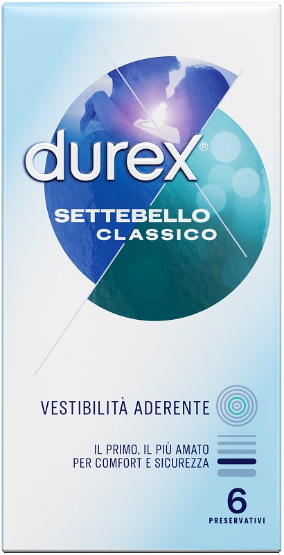 PROFILATTICO DUREX SETTEBELLO CLASSICO 6 PEZZI - farmaciaverde.it