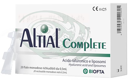 SOLUZIONE OFTALMICA LUBRIFICANTE ALTIAL COMPLETE 4 STRIP DA 5 FLACONI DA 0,5 ML - farmaciaverde.it