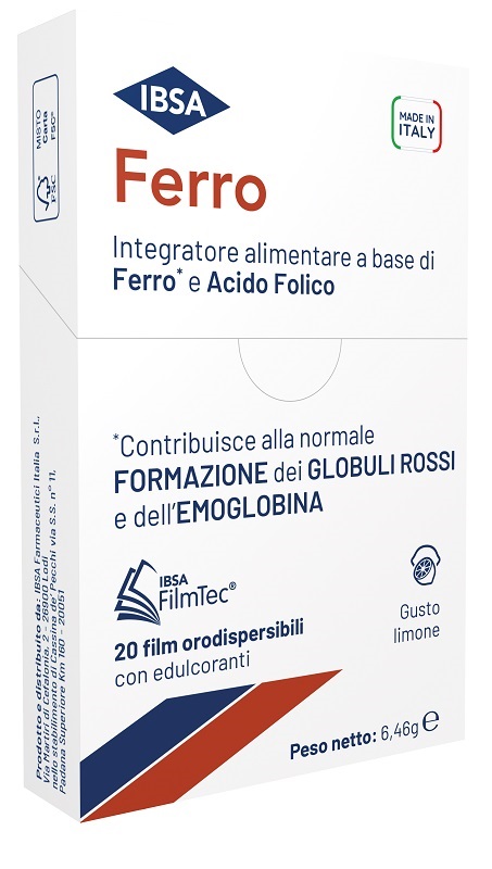 FERRO IBSA 20 FILM ORODISPERSIBILI - farmaciaverde.it