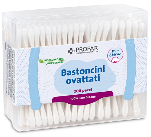 PROFAR BASTONCINI OVATTATI 200 PEZZI - farmaciaverde.it