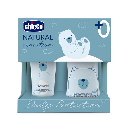 CHICCO NATURAL SENSATION SET BAGNOSHAMPOO+PASTA LENITIVA - farmaciaverde.it