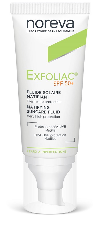 EXFOLIAC FLUIDE SOLAIRE MATIFIANT SPF50+ 40 ML - farmaciaverde.it