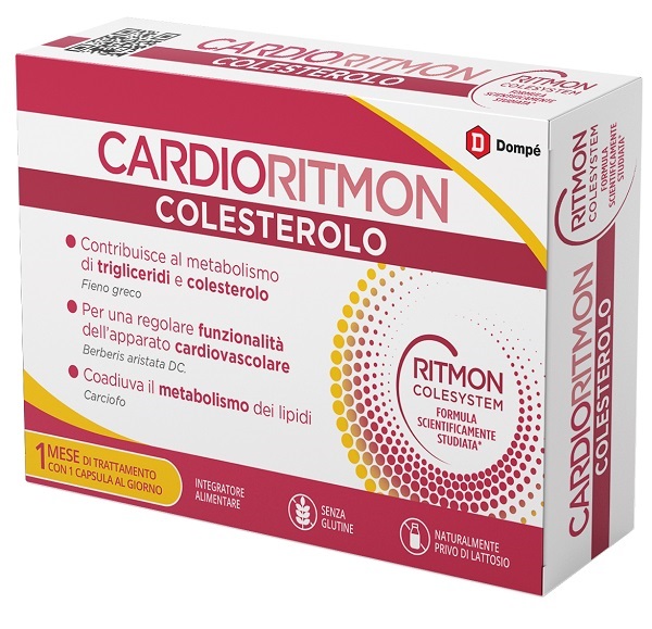 CARDIORITMON COLESTEROLO 30 CAPSULE - farmaciaverde.it