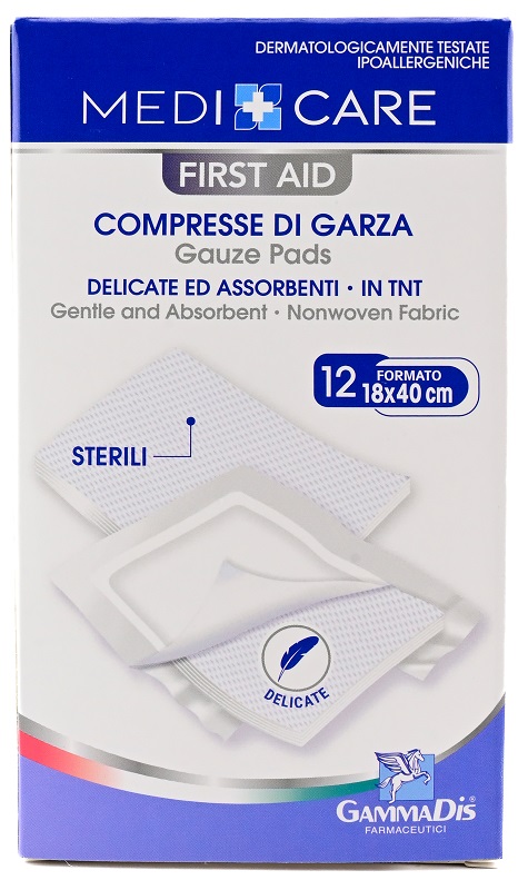 GARZA MEDICARE TNT 18X40 CM 12 PEZZI - farmaciaverde.it