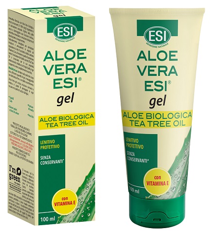 ESI ALOE VERA GEL TEA TREE CON VITAMINA E 100 ML - farmaciaverde.it