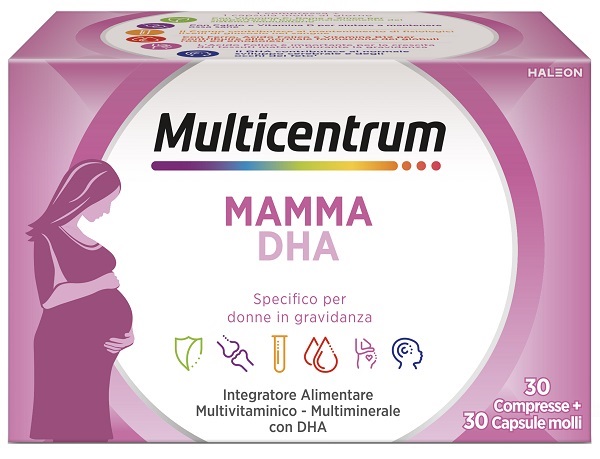 MULTICENTRUM MAMMA DHA 30 COMPRESSE + 30 CAPSULE - farmaciaverde.it