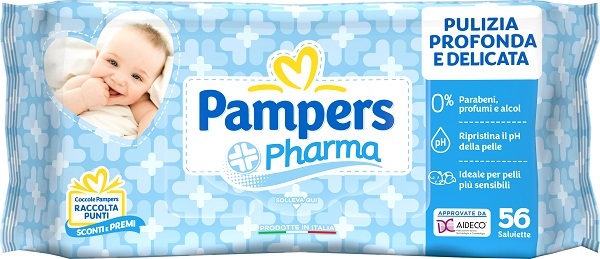 PAMPERS PHARMA SALVIETTE 56 PEZZI - farmaciaverde.it