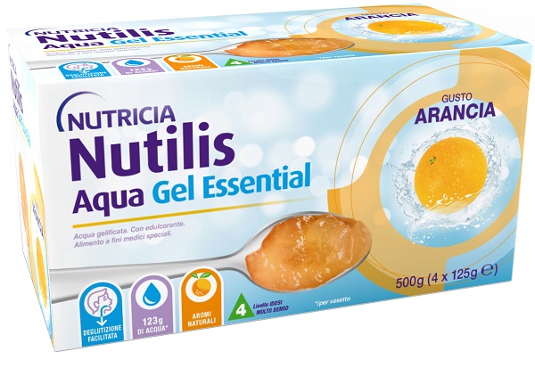 NUTILIS AQUA GEL ARANCIA 4 PEZZI DA 125 G - farmaciaverde.it