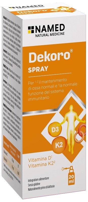 DEKORO SPRAY 20 ML SENZA GLUTINE, NATURALMENTE PRIVO DI LATTOSIO - farmaciaverde.it