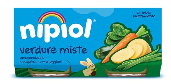 NIPIOL OMOGENEIZZATO VERDURE MISTE 2 PEZZI DA 80 G - farmaciaverde.it
