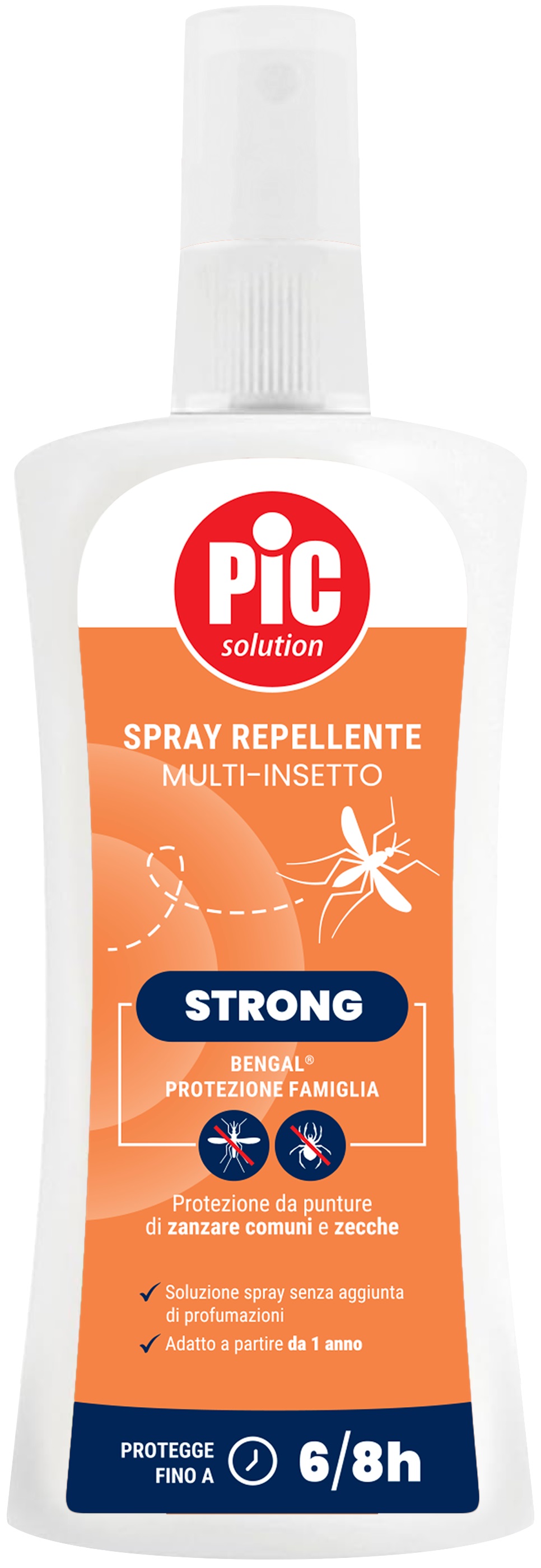 PIC SOLUTION BENGAL STRONG PROTEZIONE FAMIGLIA SPRAY REPELLENTE MULTI INSETTO 100 ML - farmaciaverde.it